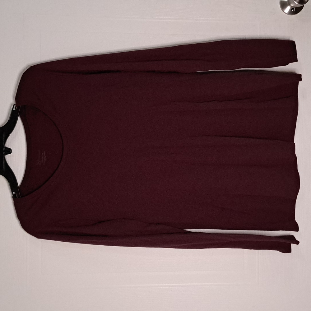 No Boundaries Burgundy Long Sleeve Size XXL